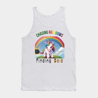 Chasing Rainbows, Finding Gold Tank Top